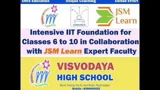 Appreciation to the IIT Foundation Exams Top Performers - Visvodaya High School