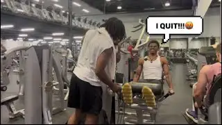 Leg day MADE ME THROW IN THE TOWEL!!| Gym vlog ep.5