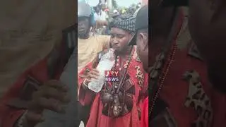 A chief priest, also a Shatta Wale fan, turns up at EOCO to back the Dancehall star