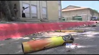 WFAA Photojournalist Attacked with Fireworks