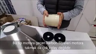 YENİ ÇIKAN boruya takılan karbon filtre TÜM aspiratör ve davlumbazlara uyuyor!
