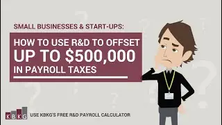 How to use Research and Development to offset up to $500,000!