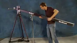 Демонстрация операторских кранов и стрел VariZoom QuickJib и головок с дистанционным управлением