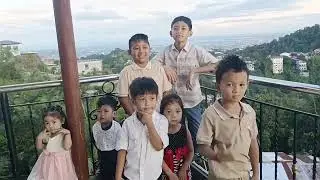 kenken with kuya matt matt and the potot gang in chateau de busay for  vince and erikka's wedding