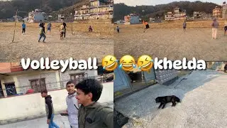 Volleyball khelda Kta harru Le k k garxana 🤣🤣|| Garxana 🤣🤣