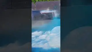 Blue moon #spraypaintart #afmancreations #shorts