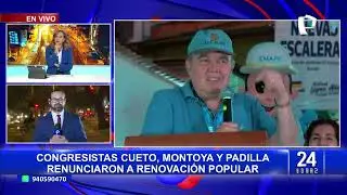 Jorge Montoya, Jos&eacute; Cueto y Javier Padilla renuncian a la bancada de Renovaci&oacute;n Popular