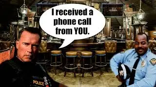 Arnold and Officer Ed Powell Interrogate Some Pubs