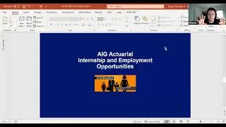 AIG: So you want to be an Actuary? - Part 1 (Summer 2021)