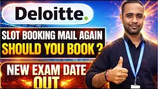 Deloitte NLA - Again Sending Slot Booking Mail | Book Slot Again ? | Slot Booking issue