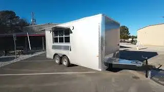 2024 Rock Solid Cargo 8.5X16X7 CONCESSION FOOD TRAILER Vending / Concession Trailer