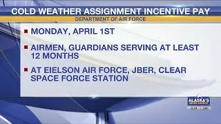 Air Force, Space Force now offering incentive pay for those at coldest duty stations