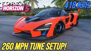 FORZA HORIZON 5 - 260 MPH McLaren Senna Tune Setup
