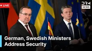 LIVE: German and Swedish Defence Ministers Hold Joint Presser, Address Security Challenges | AC1N