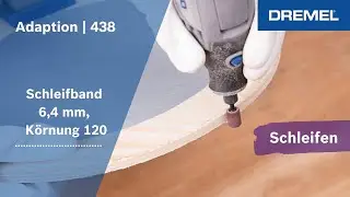 Dremel&reg; - Schleifband 6,4 mm, K&ouml;rnung 120 (438)