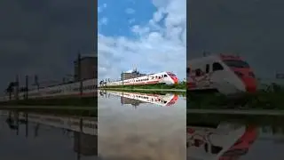 Scenic Train Journey Through Beautiful Nature | Relaxing Views 🚆🌲 || #shorts #train