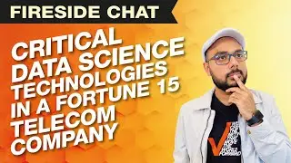 Critical Data Science Technologies in a Fortune 15 Telecom Company