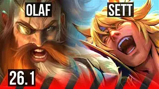 OLAF vs SETT (TOP) | Good KDA: 15/2/7 | KR Diamond | 26.1
