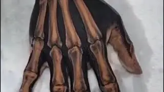 Dope skeleton hand tattoo
