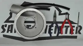 Montage des B&uuml;rstenkranzes bei der Multifr&auml;se compact 115 Haube mit Magentverschluss