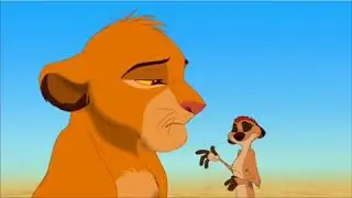 Timon and Puma meets Simba &bull;  #motivation #disney #simba #timonandpumba