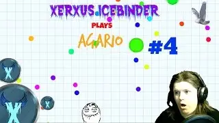 XERXUS PLAYS AGARIO #4 - LENNKA STALKS ME!