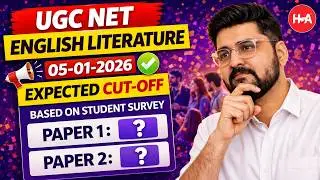 OFFICIAL STUDENT SURVEY! UGC NET English 2026 CUTOFF | JRF/NET SAFE SCORE DECLARED