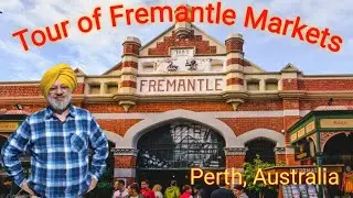 walking tour of Fremantle Markets, Perth, Australia.