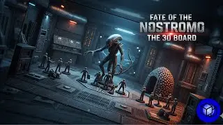 Is This The Most EPIC ALIEN Board Game? -  Fate of the Nostromo 3d Board