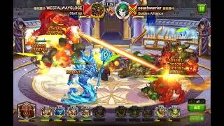 #HeroWars beat 852K Earth Titan in Elemental Championship Match