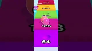 2048 | 2048 | 128 & 64A together - Ball Run 2048 #cutiepie22yt #devagamezone #fyp