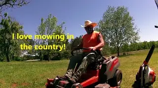Mowing large country properties!