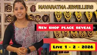 🔴 LIVE ‼️ NAVARATNA JEWELLERS ‼️ Regular Wearing Gold jewellery Designs ‼️