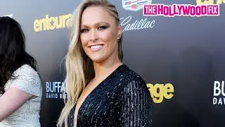 Ronda Rousey Greets Fans & Signs Autographs At The Entourage Movie Premiere In Los Angeles, CA