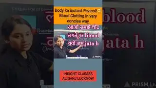 Blood coagulation 😱|| science fact #boards #neet #BiologyShorts #HumanBlood