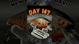 Day 147 - Airbrushing Custom Crankbaits  - DIY Lure Painting #baitmaking #handmadelure #fishing