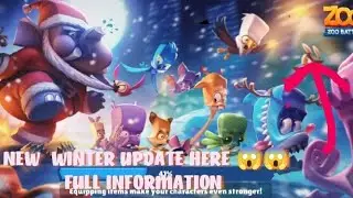 Zooba's new winter update is here full of information|