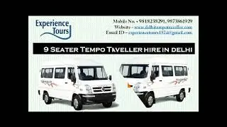 Cheapest Tempo Traveller in Delhi | Air Conditioned Bus Hire in Delhi