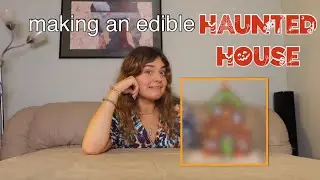 making an edible haunted house !