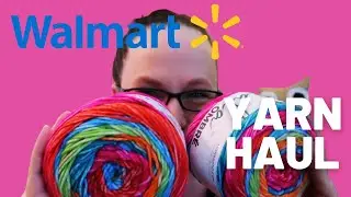 Walmart Yarn Haul | Lion Brand Yarn | Mandala Ombre Yarn #yarnhaul #lionbrand #walmart