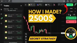 How I Made 200$ To 2500$ in Just 3 Days | Trade With Vikas | #shorts