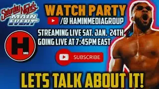 HMG Saturday Night's Main Event Watch-Along #Wrestling #WWE #AEW #TNA #JCW #NXT #AAA