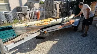All My Projects Are Done.  Painting The Kayak Backcountry Fishing Stealth.