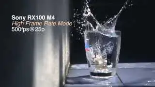 Sony RX100 M4 High Frame Rate 500fps @ 25p PAL