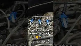 diesel car injector fuel check ✅#mechanic #kia #viral #tech #ytshorts #viral #india#service
