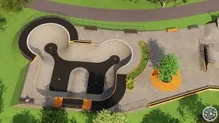 Park Ciro Nardi - Concep&ccedil;&atilde;o 3D SCS Skateparks