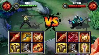 AIRI vs ZUKA | FULL BUILD FIGHT | Arena of Valor /AOV/ROV