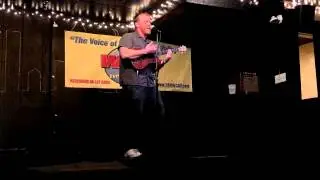 Chris Poublon Plays the Uke at the 980 WCAP Holiday Comedy Show
