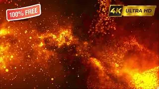 🔥 Fire Embers Overlay 4K | Cinematic Fire Particles Effect