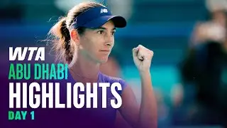 Day 1 in Abu Dhabi featuring Samsonova, Fernandez, Kessler and more | WTA Match Highlights